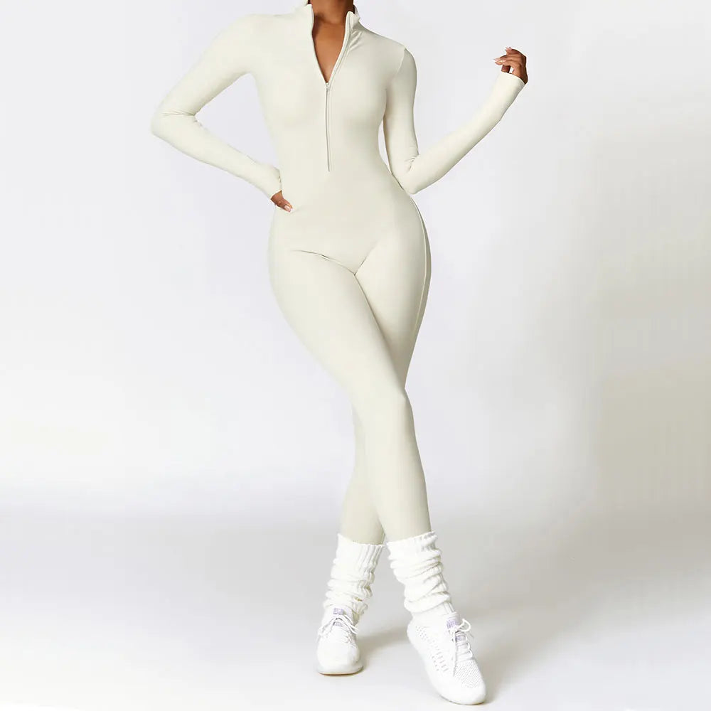 Combinaison zippée pour femme