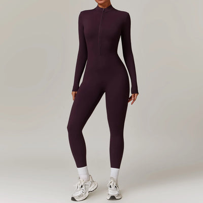Combinaison zippée pour femme