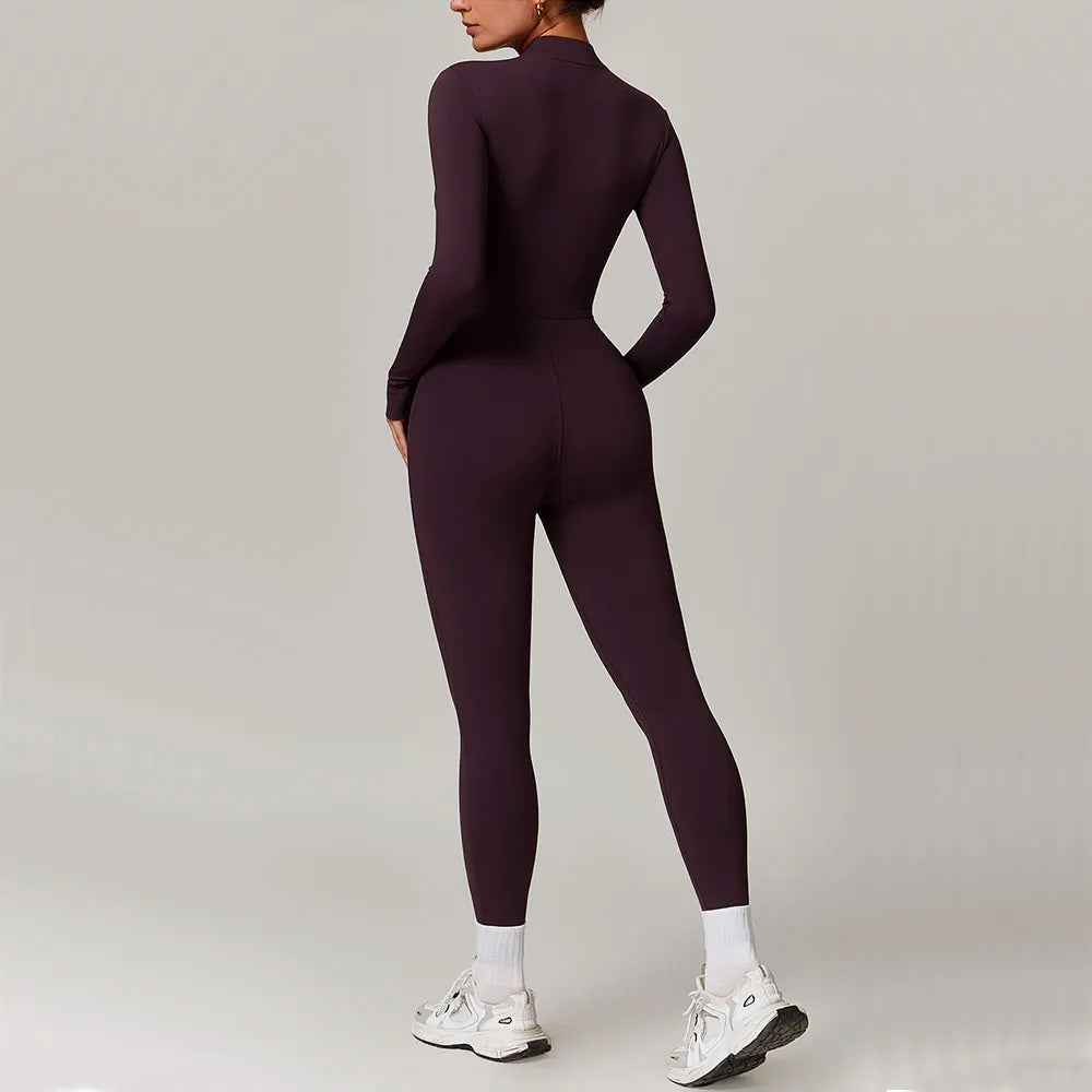 Combinaison zippée pour femme