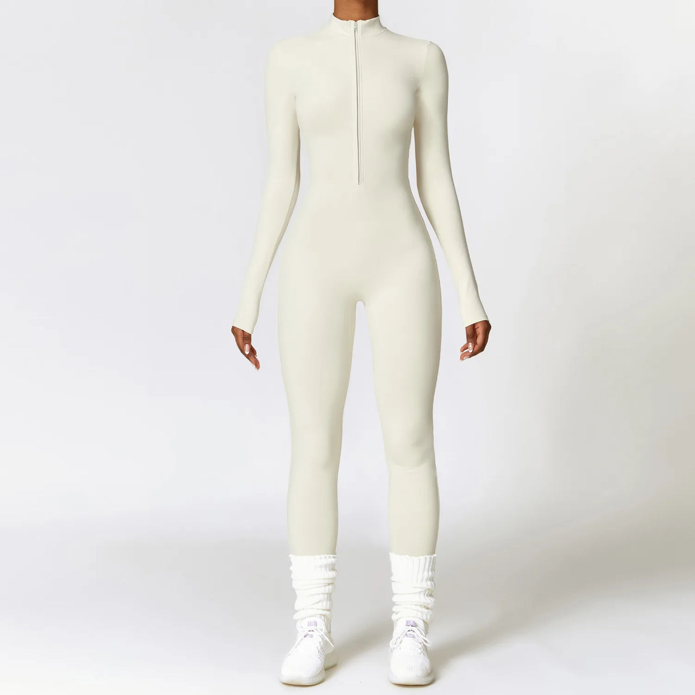 Combinaison zippée pour femme